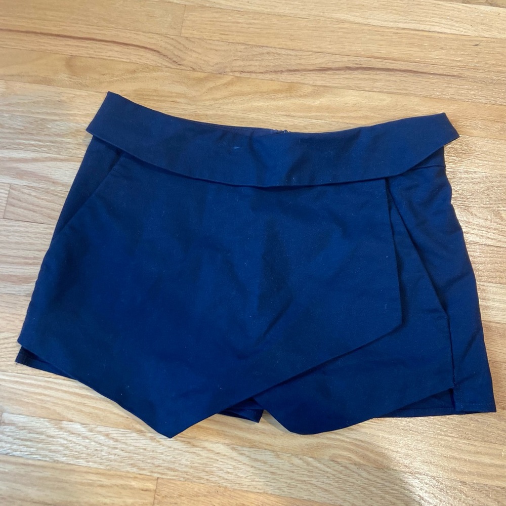 Navy envelope skort